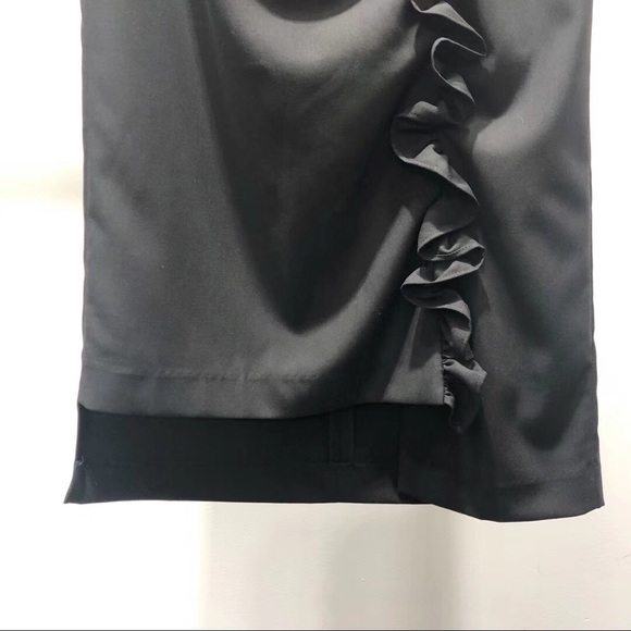 NWT OLD CELINE black wool skirt FR 38 - Picture 6 of 8